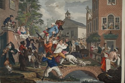 The Election, Chairing the Member, illustration from 